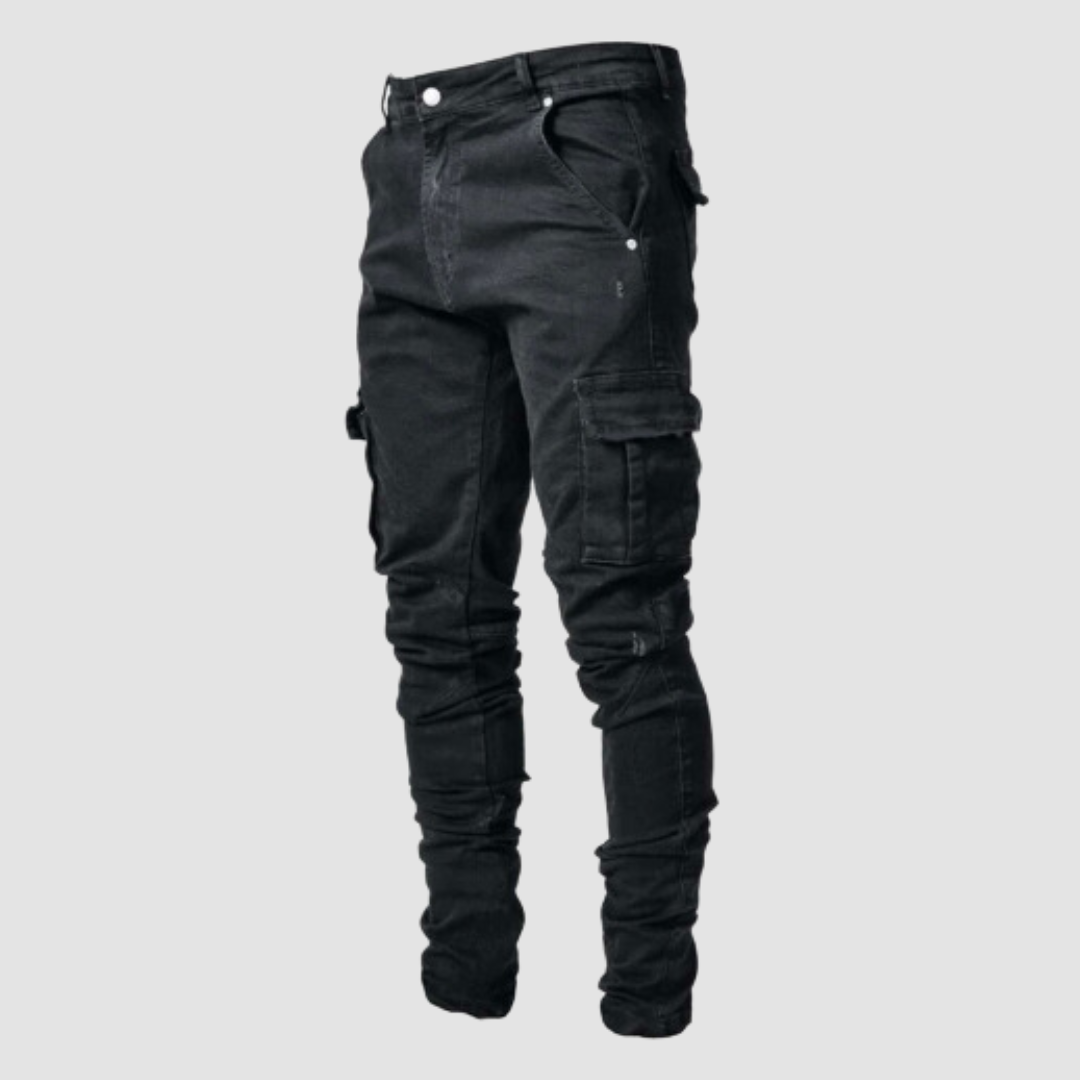Delmer FlexiFit | Ultra-komfortable cargo-jeans til afslappet stil