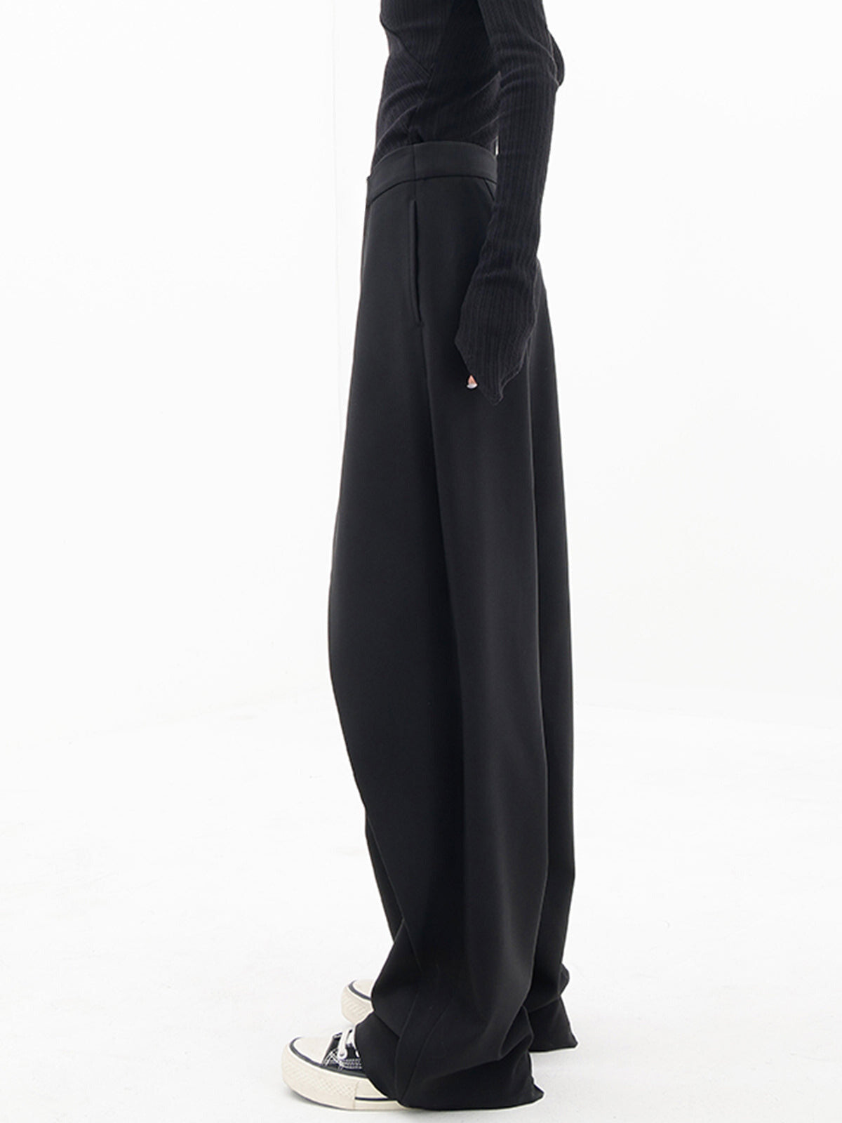 AMNA© Style Revolution | Asymmetriske baggy bukser med komfortabelt design