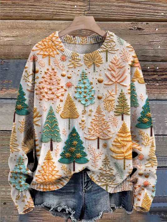 Festlig elegance | Oversized julestriktrøje med charme