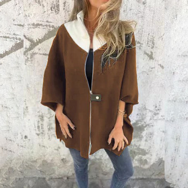 Eleanora | Elegant casual jakke med høj krave for komfort og stil
