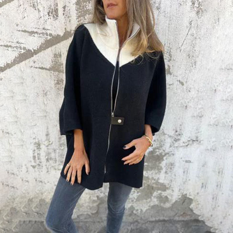 Eleanora | Elegant casual jakke med høj krave for komfort og stil