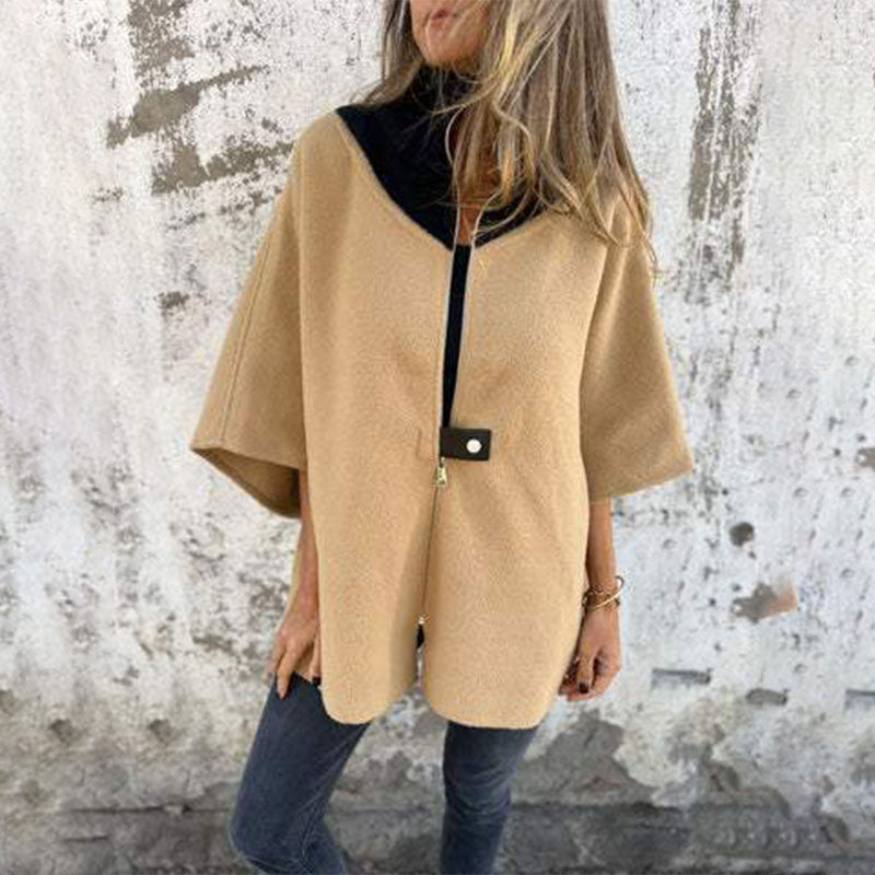 Eleanora | Elegant casual jakke med høj krave for komfort og stil